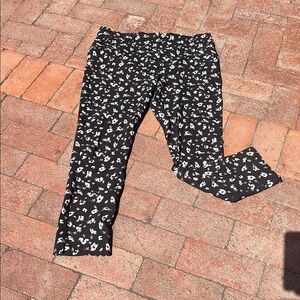 Black and White Patterned Women’s Pants